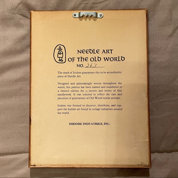 Isidore Industries Limited Needle Art of the Old World Mom Mother Art - Picture 2 of 4